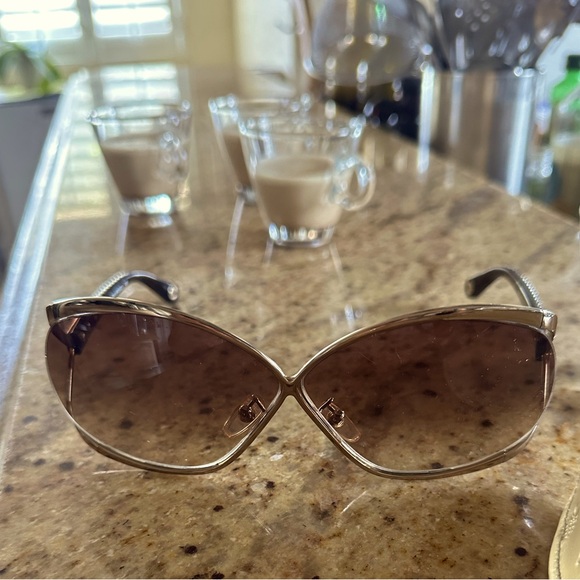 Michael Kors PARIS MKS421 Brown Gold sunglasses - Picture 1 of 4